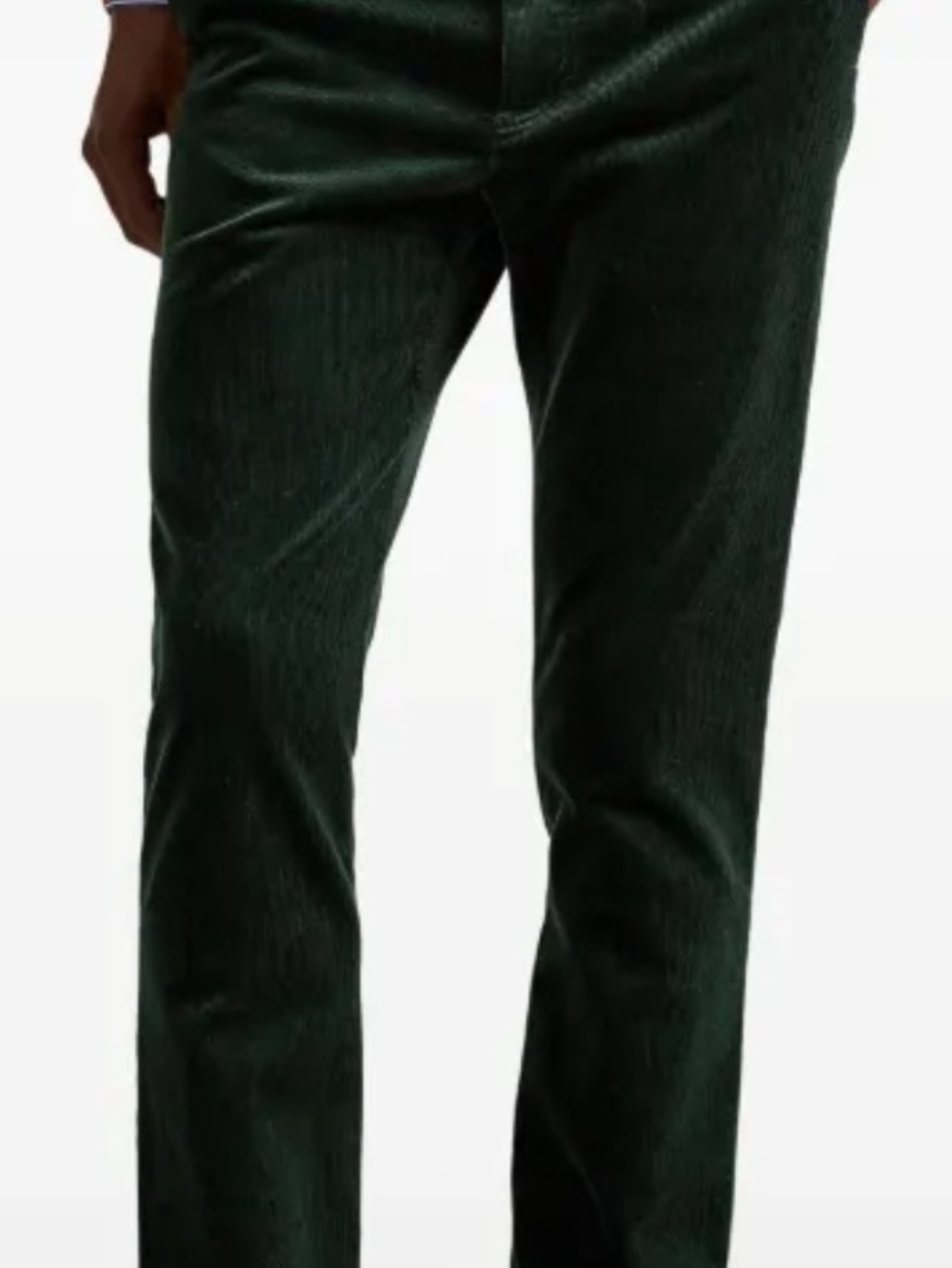 Men's Dark Green Corduroy Pants 43W/30L